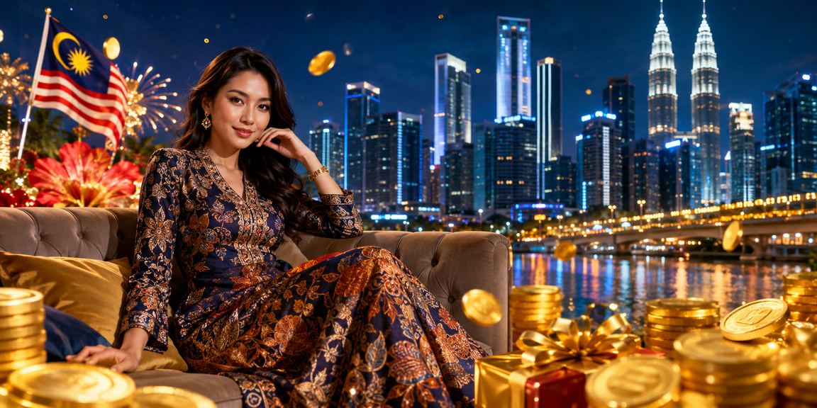 Paparan pendaftaran dan bonus gaya Kuala Lumpur dengan motif batik di platform 238